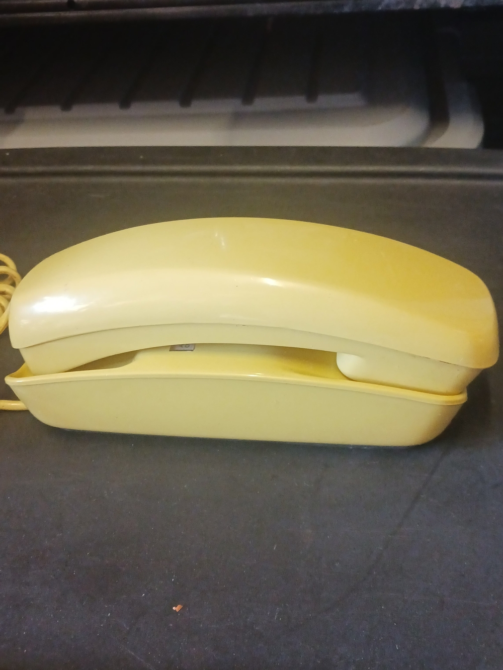 Retro Yellow Landline Handset Phone
